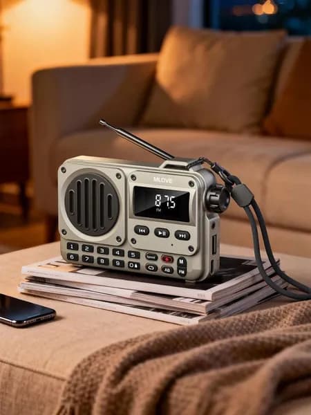 Портативное радио с Bluetooth-колонкой MLOVE BV800