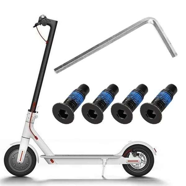 Комплект крепежных винтов для электросамоката Ninebot Max ES с гаечным ключом.