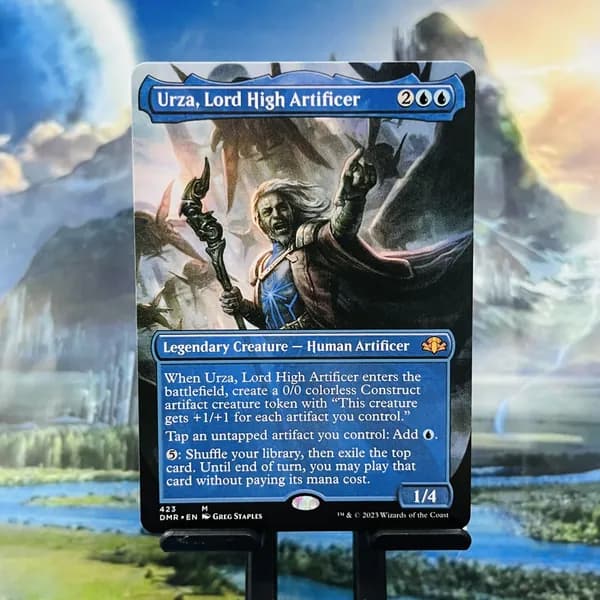 Кастомные прокси-карты Magic The Gathering, карты без фойла, выгодные скидочные цены Urza, Lord High Artificer DMR #423