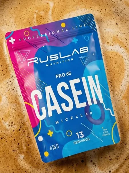 Казеиновый протеин CASEIN PRO 65 (416 гр),капучино