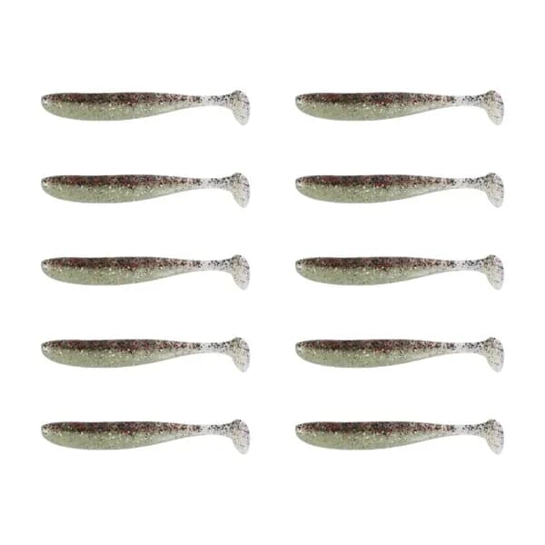 (1 пакетик по 10 шт) Приманка Luya bait T-tail soft worm-7 см
