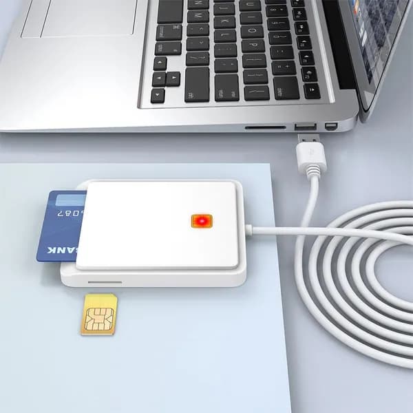 Умный считыватель CR317 для смарт-карт и SIM-карт с USB 2.0