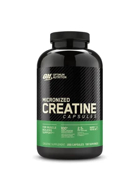 Креатин моногидрат OН - Микронизированный креатин капсулы 200 капсул /Optimum Nutrition ON - Micronized Creatine Capsules 200 caps
