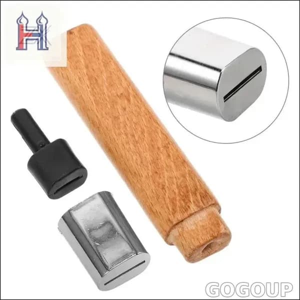 Модульная деревянная ручка для замены на кухонных инструментах 11.70x2.30x1.80cm