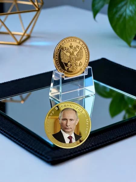 Памятная монета президента Путина