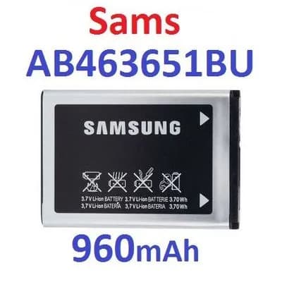 Мобильный телефон -Аккумулятор SGH-F400 (ORIG) для SAMS AB463651BU на 960mAh, черно-серый