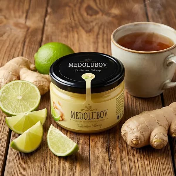 Медовое суфле Лайм с Имбирем "Medolubov" 250мл