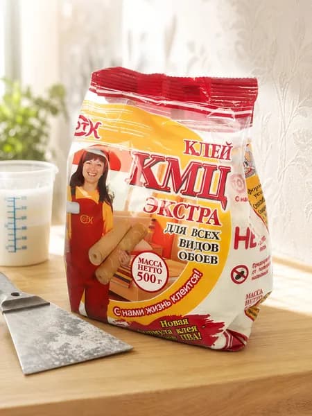 Клей для обоев КМЦ Экстра, 500 г, Россия