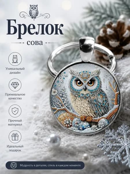 Креативный брелок в стиле ретро