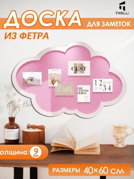 Доска для заметок на стену из войлока,мудборд на стену,НЕ пробковая доска для фото