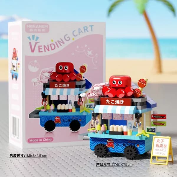 Конструктор совместимый с Lego "Уличная еда, фудтрак"