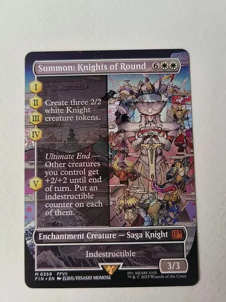 Портативные карты MTG Высококачественные карты Final Fantasy без фольги Призвание: Рыцари круга 359