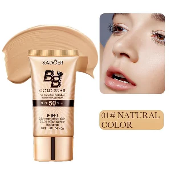 BB крем тональный для лица SPF 50 защита от солнца