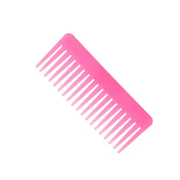 Большая расческа без ручки с широкими зубьями - антистатическая