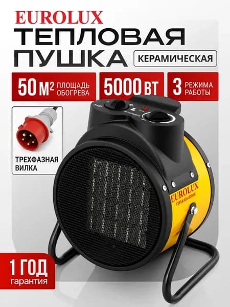 Тепловая пушка электрическая ТЭПК-EU-5000K