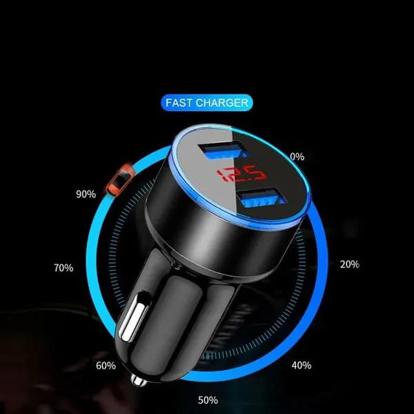 Автомобильное зарядное устройство USB для прикуривателя для смартфона