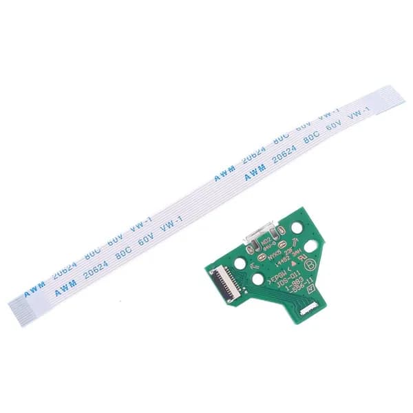 Плата USB-порта для зарядки 12pin JDS-011, Черный