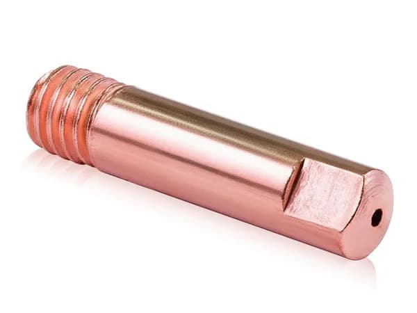 Наконечник для сварочной горелки медный E-Cu КЕДР PRIME М6 / диаметр 0.6мм (6.0 / 25) прямой 8015576