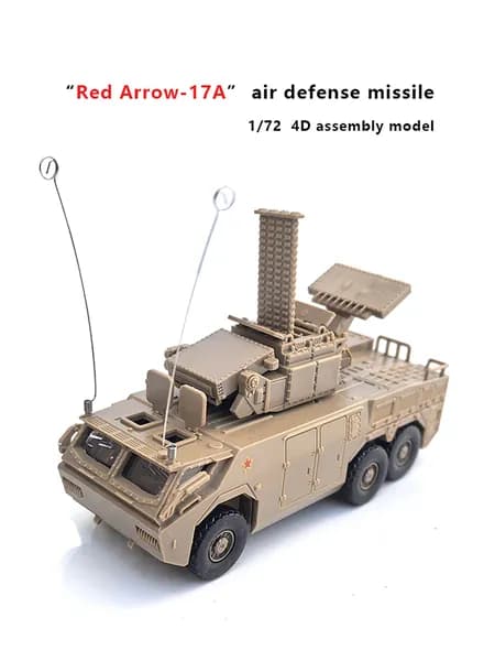 4D собранная 1/72 Красный Флаг-17A Ракетная машина-NanAnThui