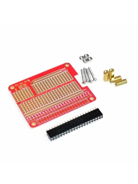 Монтажная плата-прототип (Proto HAT Shield) для Raspberry Pi 2 Model B / B+ / A+