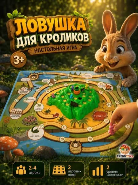 Игра ловушка для кроликов для детей и всей семьи