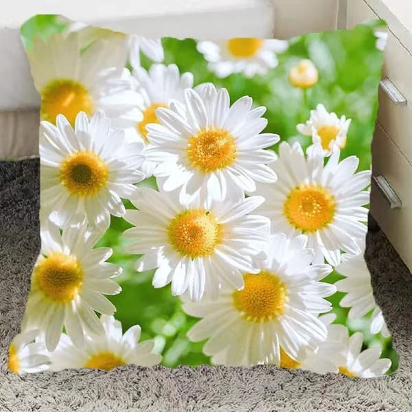 Наволочка декоративная 45x45 см 1 шт белый
