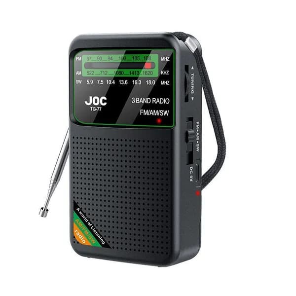 JOC TG-77: Портативный радиоприемник FM/AM/SW Купить аналоговое радио