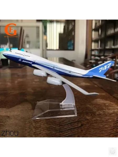 Металлическая Модель Самолета Боинг 747, B747