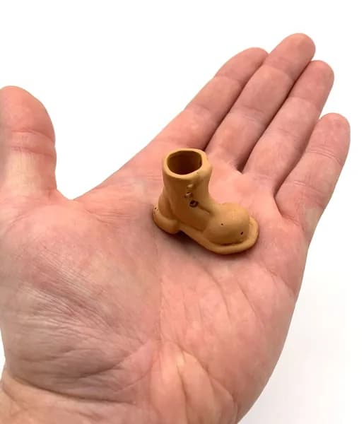 Сапожок керамический, 4 х 3 х 1.5 см