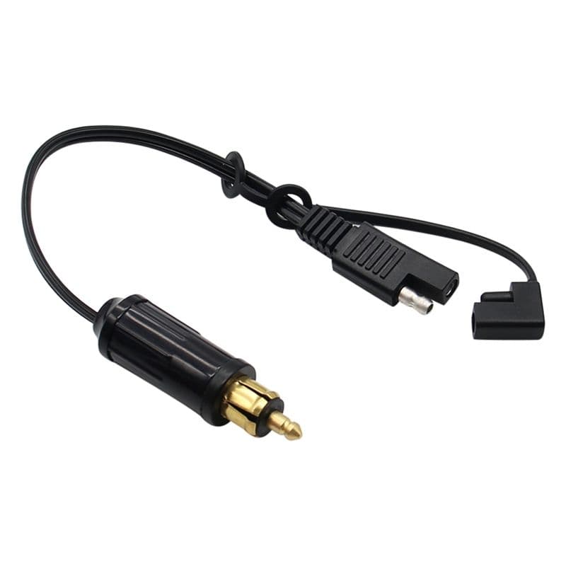 Адаптер для аккумулятора мотоцикла BMW: кабель-переходник DIN "Hella/Powerlet" на SAE, с дополнительным SAE/SAE адаптером.