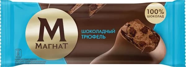 Мороженое МАГНАТ Шоколадный трюфель, без змж, эскимо, 72г3шт