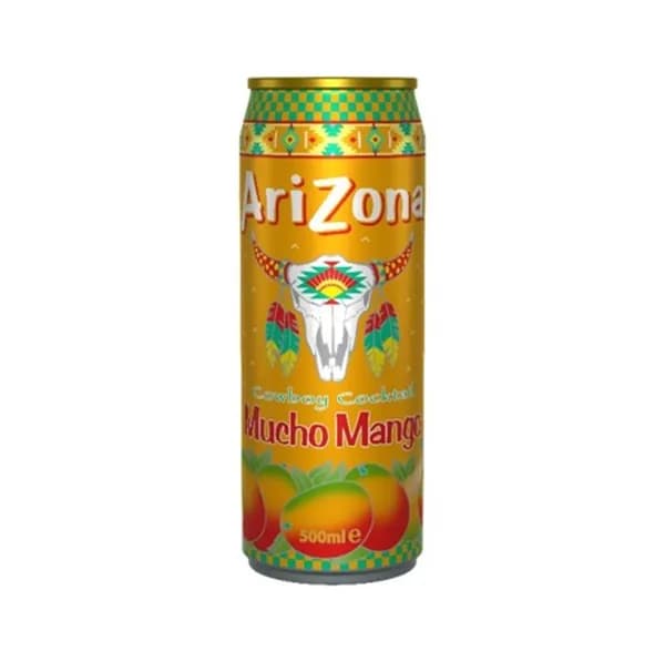 Напиток негазированный Mucho Mango из смеси манго и груши, AriZona, 0.5 л, Германия