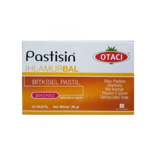 Otaci Pastisin Липовая медовая пастила для горла 24 шт.