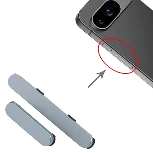 Для Google Pixel 9 кнопка питания и кнопка регулировки громкости (зеленая)