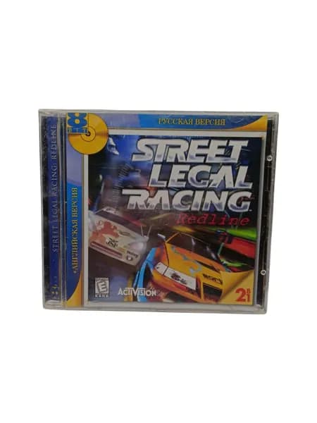 Винтажный компьютерный диск с игрой Street legal racing.