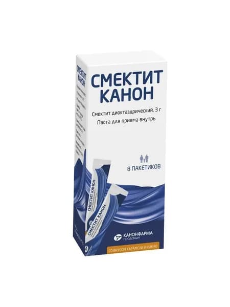 Смектит Канон, паста для приема внутрь 3 г, 8 шт.