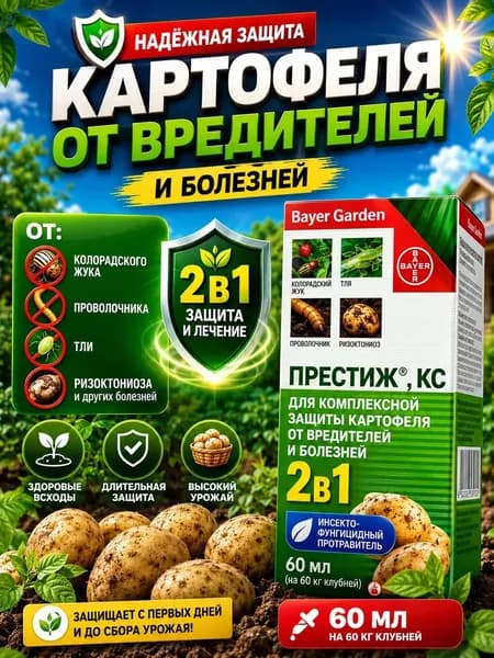 Для комплексной защиты картофеля от болезней 150 мл