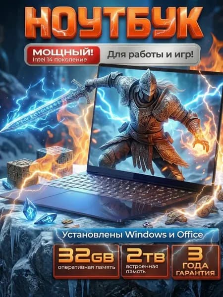 Ноутбук HiGH TECH R266 Intel H-Series RAM 32GB SSD 2048GB