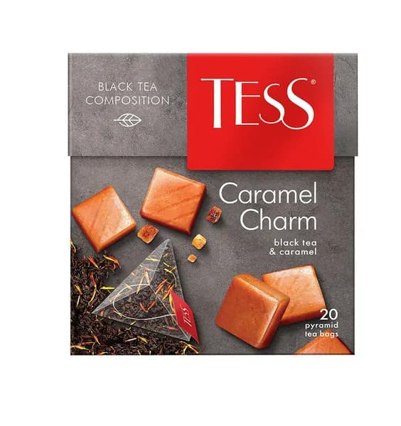 Чай черный в пирамидках Tess Сaramel Charm (Тесс Карамель Шарм), 20*1,8 г 6008832