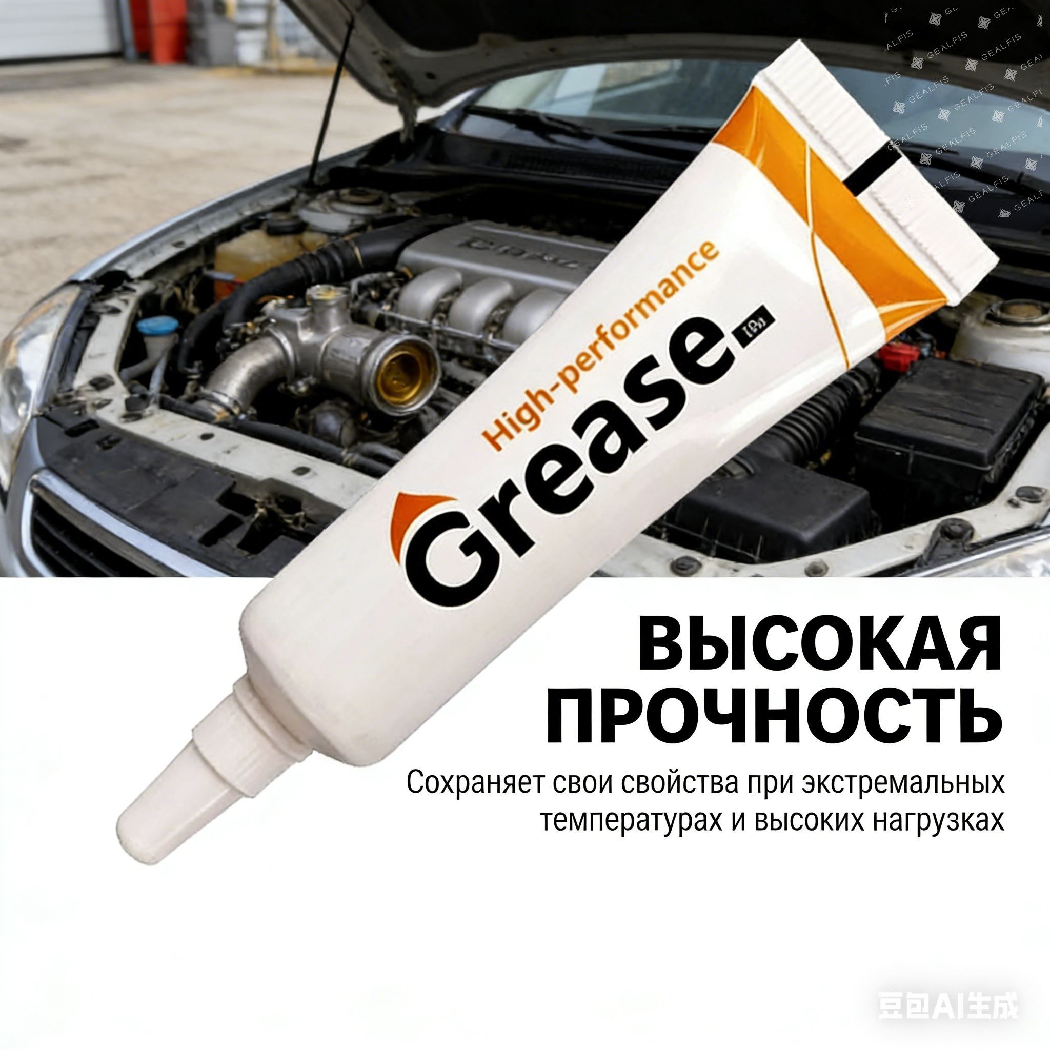 Смазка автомобильная Литиевая, 10 мл, 1 шт.