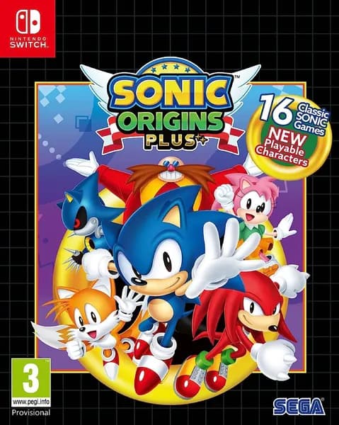 Игра Sonic Origins Plus Switch Русская Версия Картридж на Nintendo Switch
