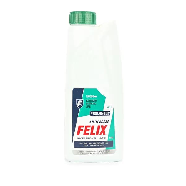 Антифриз Felix Prolonger-40 G-11 Зеленый 1Кг (Felix 430206030)