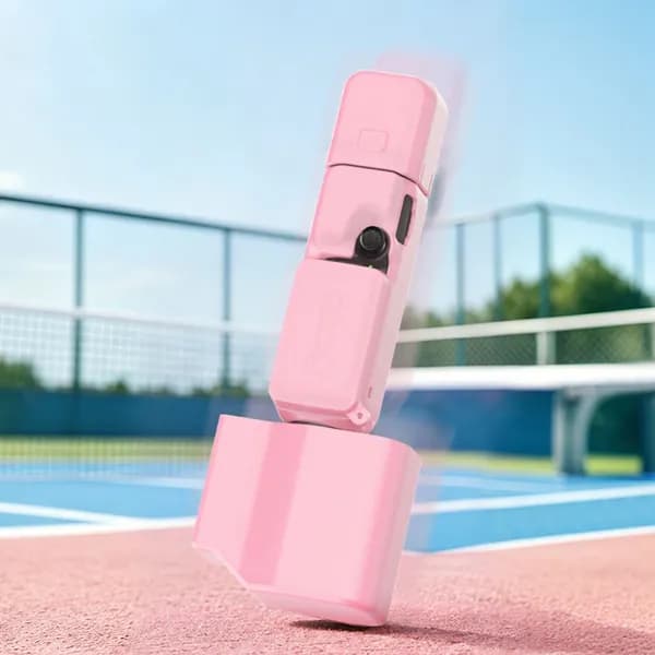 Чехол для DJI Osmo Pocket 4P из силикона в комплекте из четырёх элементов розового цвета