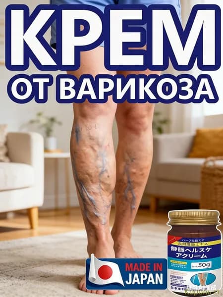 Крем от варикоза, для сосудов, Эффективен при лечении варикозного расширения вен, сосудистых звездочек, тромбоза, усталости и опухших ног, 50 мл