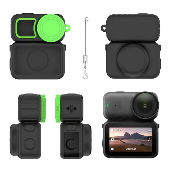 Силиконовый чехол для DJI Osmo Nano: защита от падений и царапин, чёрный