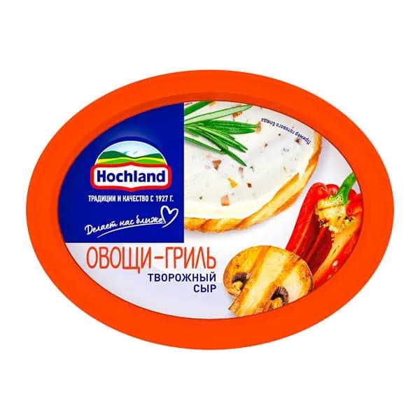 Сыр творожный Hochland овощи-гриль 60% 140г