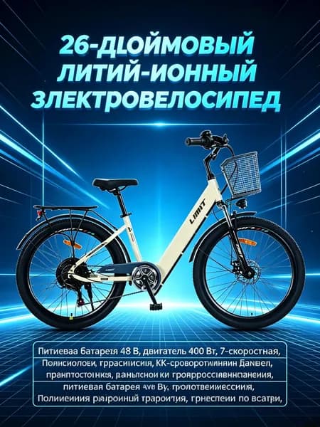 Электровелосипед, 200 Вт