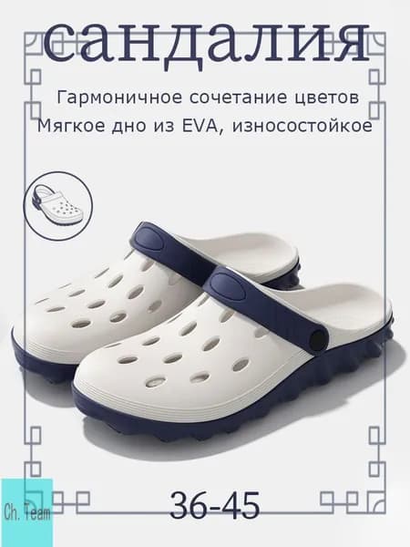 Мюли Мужская пляжная обувь