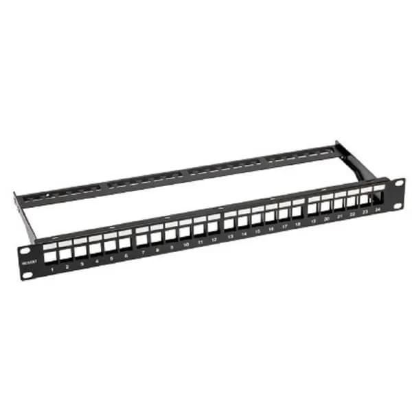 Rexant (02-0053) Панель коммутационная наборная 19", 1U, 24 порта, UTP