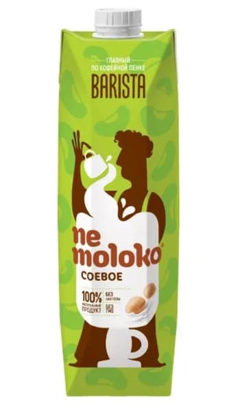 Напиток растительный соевый Nemoloko Barista 1.4%, 1л
